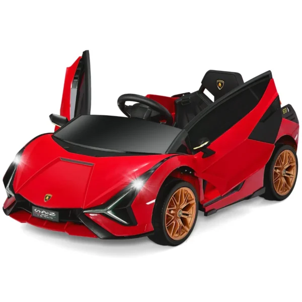 12V Kinderauto Met 2.4G Afstandsbediening Met Muziek En LED Koplampen 108 X 64 X 41 Cm Rood
