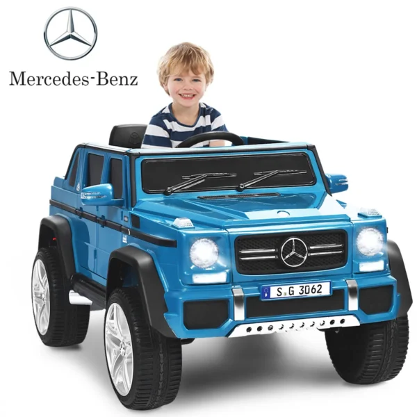 12V Kinderauto Met Afstandsbediening Met Muziek En Verlichting Gemotoriseerd Voertuig Voor 3-8 Jaar 115 X 67 X 57 Cm Blauw
