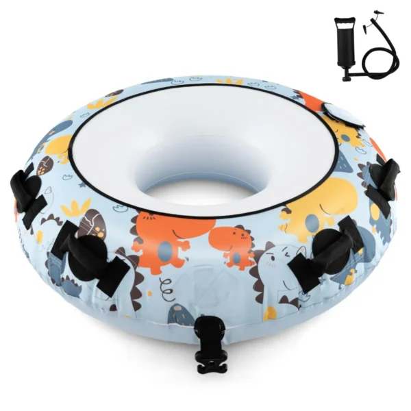 132 Cm Sneeuwboei Opblaasbare Sneeuwslee In Stevige Oxford Hoes Stevige Handgrepen Voor Kinderen/Volwassenen