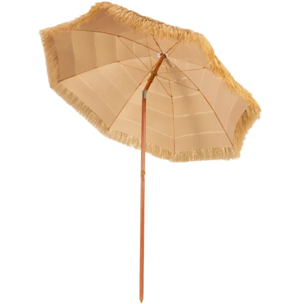 175 Cm Strandparasol Buiten Terras Zon Beschutting Met Kantel Zand Anker Draagbare Parasol Voor Strand Tuin En Zwembad