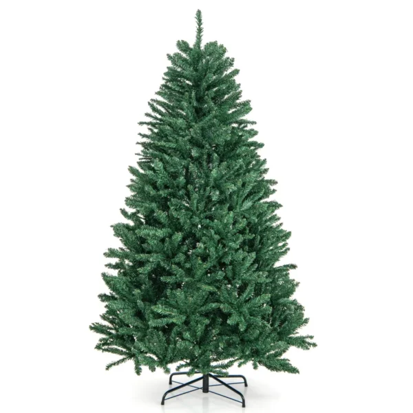 180cm Kerstboom Kunstkerstboom Kerstboom Met Opvouwbare Metalen Standaard PVC Kunstboom Decoratieve Boom Met 1355 Tips Groen