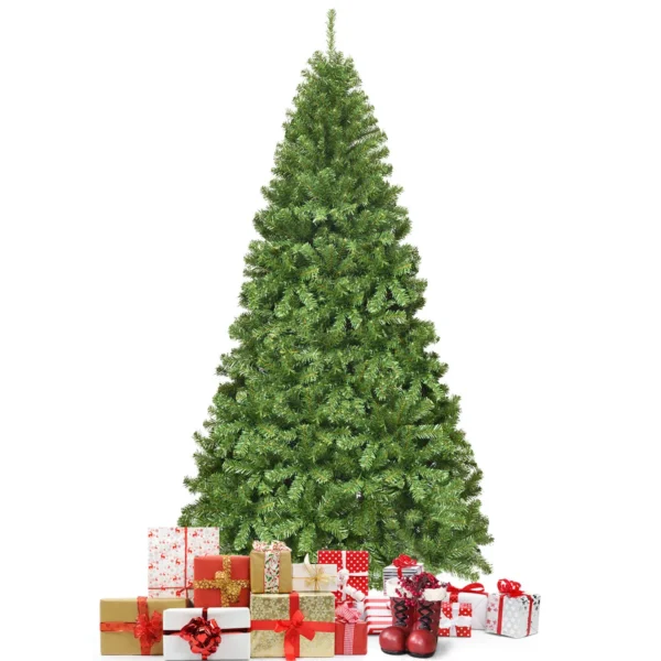 230 Cm Kunstkerstboom Met Metalen Standaard Premium PVC Naalden Kerstboom Kerst Voor Binnen En Buiten Decoratie Groen