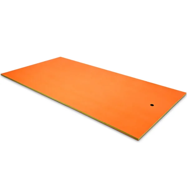 355 X 183 Cm Waterhangmat Drijvende Watermat Zwemmat Zwembed Waterligstoel Oranje