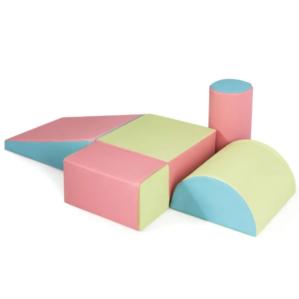 5-Delig Schuimbouwstenen Reuzenbouwstenen Voor Ravotten En Klimmen Zachte Bouwstenen Van Schuim Grote Bouwstenen Meerkleurig
