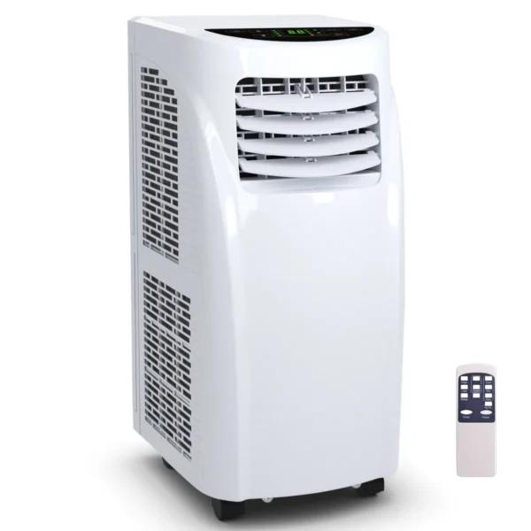7000 BTU Draagbare Airconditioner Met Afstandsbediening Mobiele Airconditioner 32 X 36 X 62,5 Cm Wit