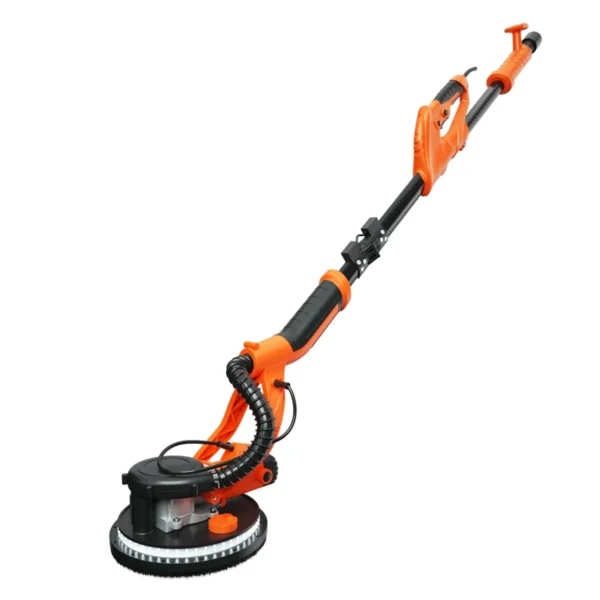 750W Gipsplaat Schuurmachine Elektrische Vouwbare Schuurmachine Met Automatisch Vacuümsysteem 6 Variabele Snelheid 800-1750 Rpm