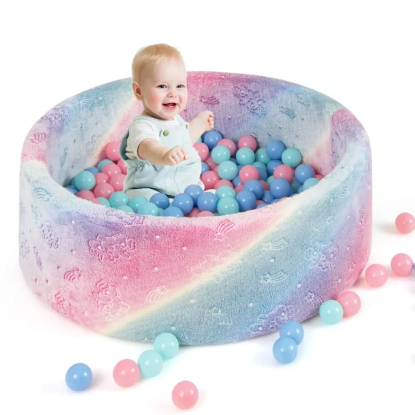 86 X 30 Cm Rond Glow-in-the-Dark Ballenbad Voor Baby's 200 Gekleurde Oceaanballen Ballenbad Van Zacht Schuim-Kleurrijk