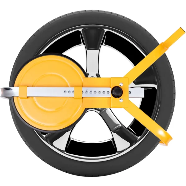 Bandstaal Voor Zware Auto's Anti-Diefstal Wielklem Voor 13-15 Inch Band Diameter Parkeerauto Vrachtwagen RV Aanhangwagen