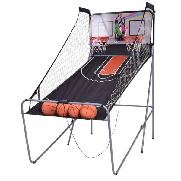Binnen Elektronische Basketbal Spel Schieten Machine Elektronische Automatische Score Incl 4 Ballen Zwart