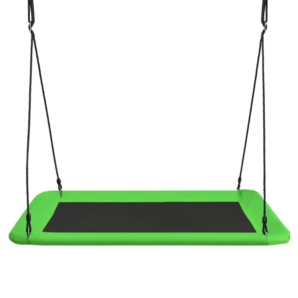 Boomschommel Nestschommel 100-180cm Verstelbaar Touw Binnen & Buiten Boomschommel Schommel Groen