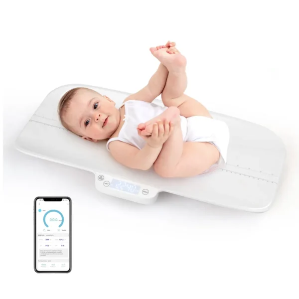 Digitale Babyweegschaal Met Intelligente Regeling 30 Kg Belasting Nauwkeurig Tot 2 G Met Tarra-Weegschaal 60 Cm 4 Eenheden