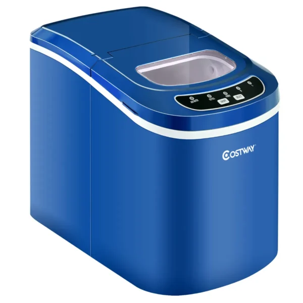 Draagbare Ijsmachine Met 2,2 L Watertank Ijsmachine 24 X 33 X 36 Cm Blauw