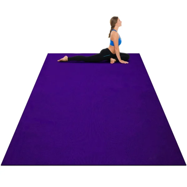 Gymnastiekmat Milieuvriendelijke Sportmat Antislip Fitnessmat Antislip Voor Pilates Gym Training 183 X 122 Cm Paars
