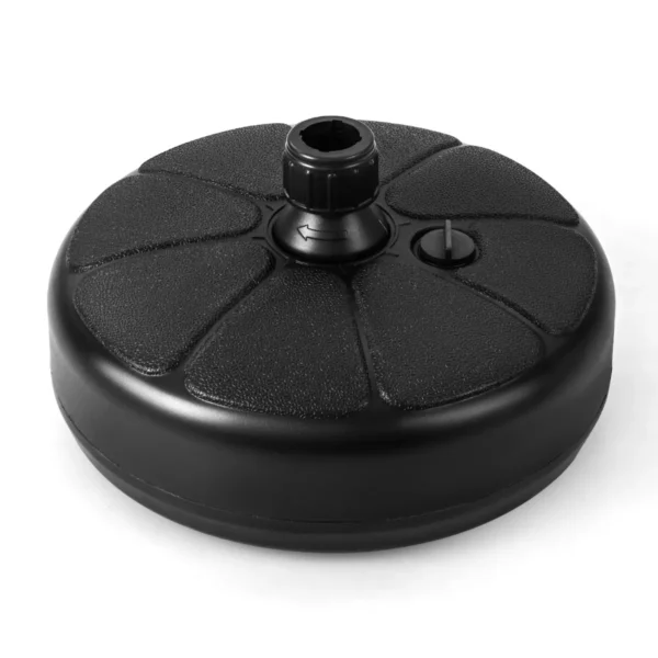 HDPE Buitenparasolvoet Voor Φ38mm Parasol Parasolvoeten Gevuld Met 15kg Zand / 9,5L Water Voor Terras Zwembad Patio