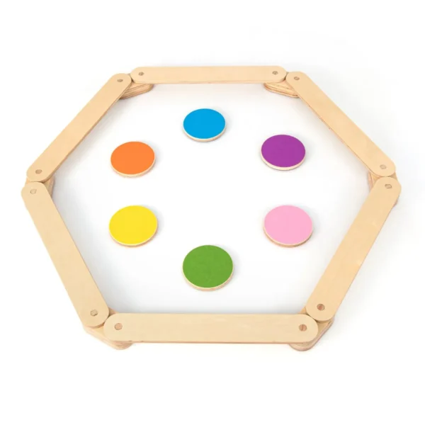 Houten Evenwichtsbalk & Stapstenen 12-Delige Kinderen Gymnastiek Obstakel Cursus Binnen & Buiten Houten Speelgoed Voor Coördinatie