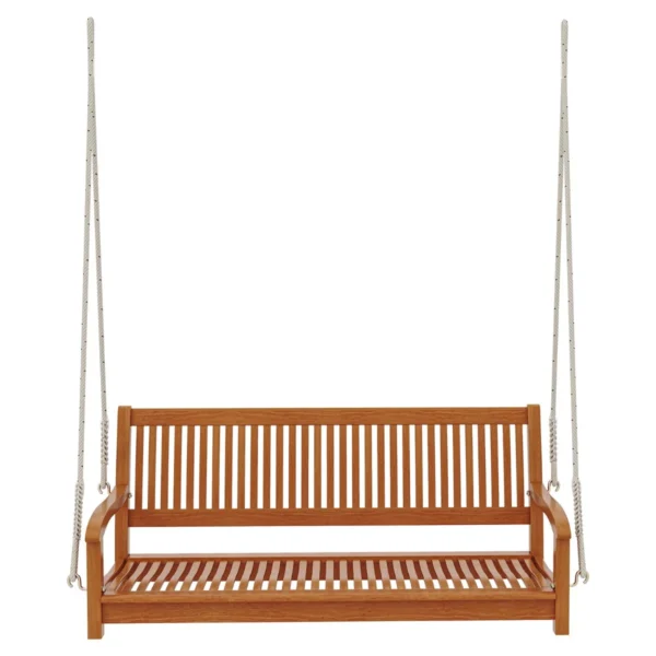 Houten Schommelbank Voor 2 Personen Hangbank Met Haken En Touwen Schommelstoel Van Acaciahout Voor Terras Tuin Balkon