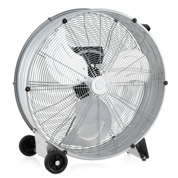 Industriële Trommelventilator Met 3 Snelheden En Aluminium Bladen 65 X 37 X 67 Cm Zilver