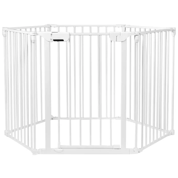 Inklapbare Omheining Beschermende Omheining Huisdierverblijven - Wit