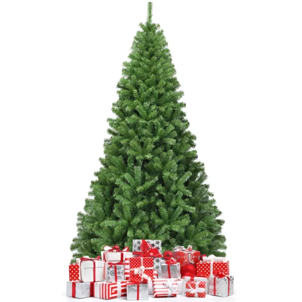 Kerstboom 225 Cm Opvouwbare Kunstkerstboom 1346 Kant PVC Groen