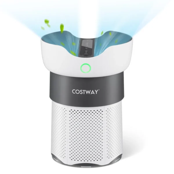 Luchtreiniger Met H13-HEPA-filter Tot 121 ㎡ Luchtreiniger Luchtfilter Voor Mensen Met Allergieën Luchtverfrisser Met 8-Uurs Timer 4 Modi