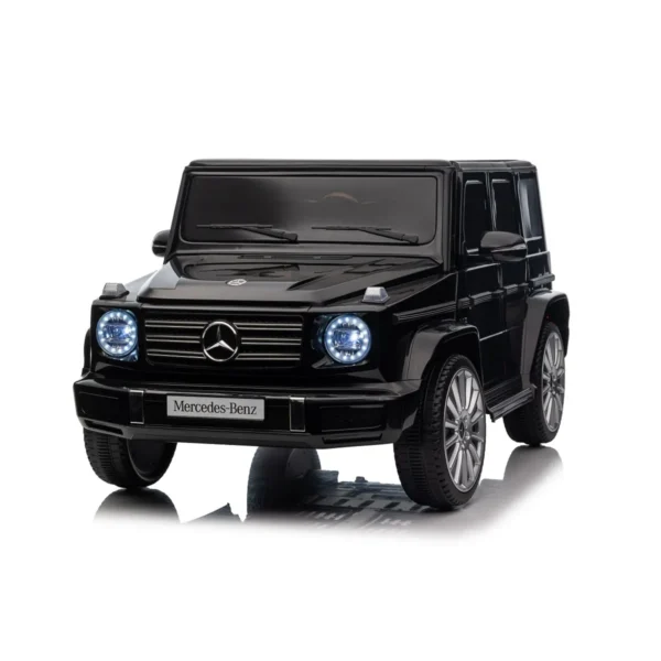 Mercedes-Benz G500 Gelicentieerde Elektrische Auto Voor Kinderen 12V Accu Afstandsbediening 3 Snelheden LED-verlichting Zwart