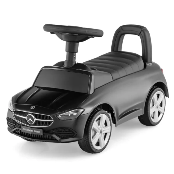 Mercedes-Benz Glijauto Glijvoertuig Met Opbergruimte Onder De Zitting Schuifwagen Met Claxon En Motorgeluid-Zwart