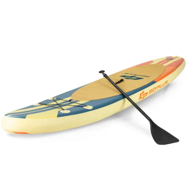 Opblaasbare Paddle Board Boot Stand-Up Surfplank 335 X 76 X 15 Cm Streeppatroon Kleurrijk