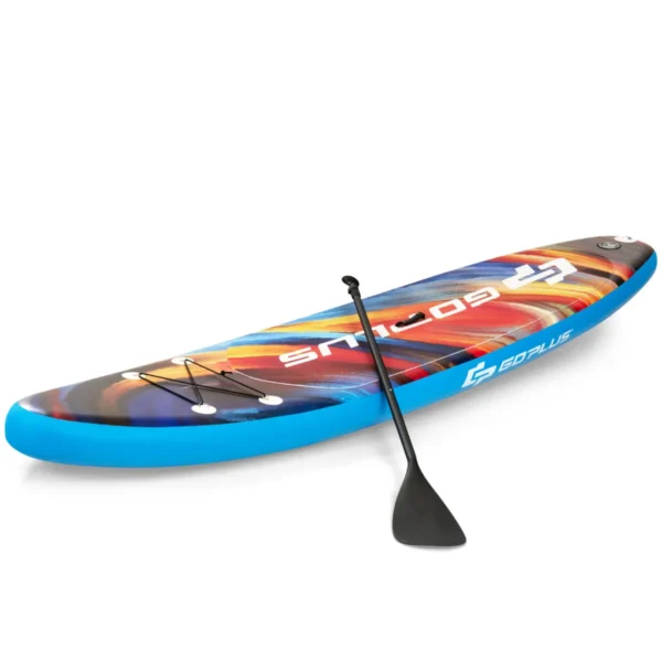 Opblaasbare Stand-up Surfplank Verbreed Bord 320 X 76 X 15 Cm Sterrenhemel Patroon Kleurrijk