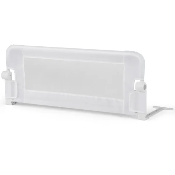 Opvouwbare Bedhekje Voor Bedden Bedrail Met Afneembare Hoes En Riem Veiligheidsrail Voor Verschillende Bedtypes Wit