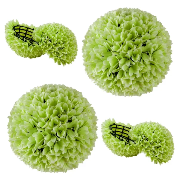 Pak Van 2 Kunst Buxus Bollen 28 Cm Tuinbol Voor Binnen Of Buiten Om Op Te Hangen Of Te Staan Voor Tuin Veranda Huis Bruiloft-Groen