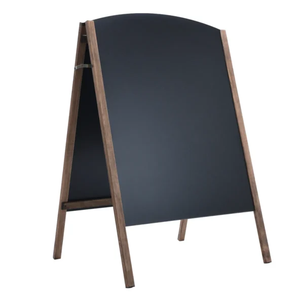 Schoolbord A-frame Dubbelzijdig Krijtbord Bord Reclamebord Reclame Weergavebord 65 X 60 X 97cm