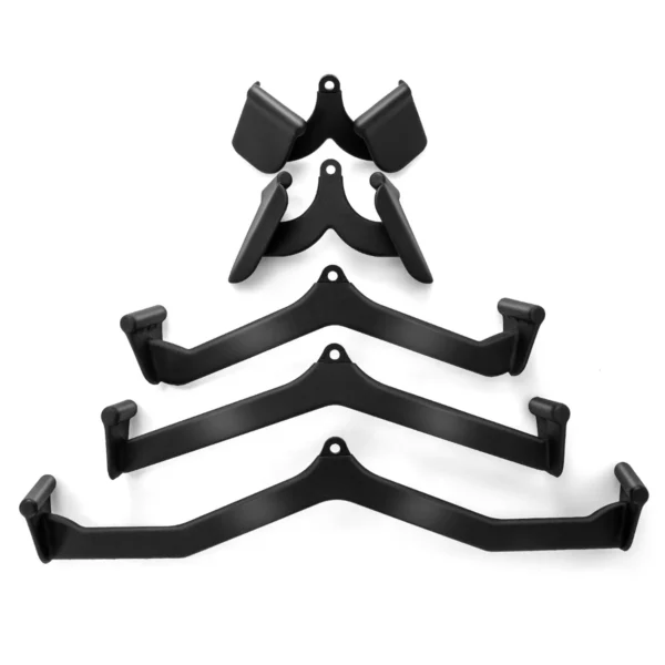 Set Uittrekbare Zijbevestigingen V Katrol Kabelklemmen Voor T-Stang Rugtraining Voor Biceps En Triceps