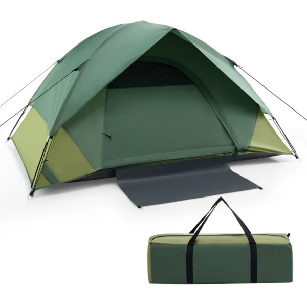 Tent Voor 2 Personen Ultralichte Campingtent Met Afneembare Regenbescherming Ramen En Grondzeil Waterdicht Voor Trekking Kamperen