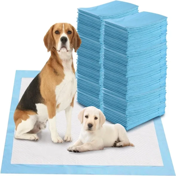 Trainingsmat Voor Honden Lekvrij 5-Laags Design Puppy-Onderlegger Hygiënische Onderleggers Wegwerppads (100 Stuks 60 X 90 Cm)