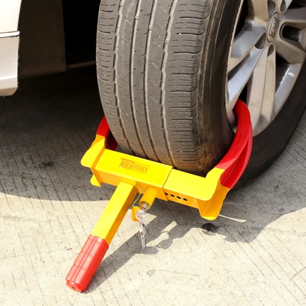 Verstelbaar Wielslot Zwaar Uitgevoerde Bandklem Geschikt Voor 178 - 280 Mm Brede Banden