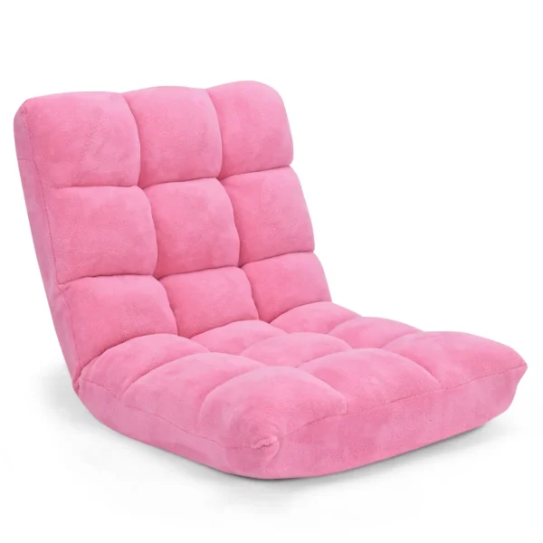 Vloerstoel Opvouwbare Luie Bank Lui Tatami Vloerkussen Roze