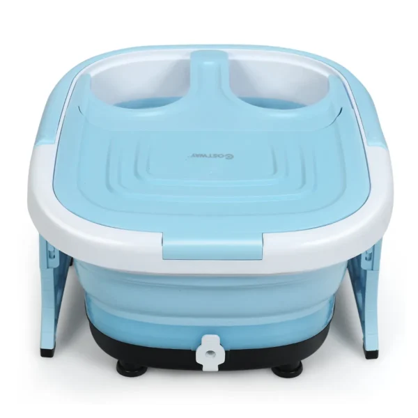 Voetbad Massager Opvouwbaar Met Afstandsbediening Voetbad Whirlpool 42 X 40 X 24 Cm Blauw
