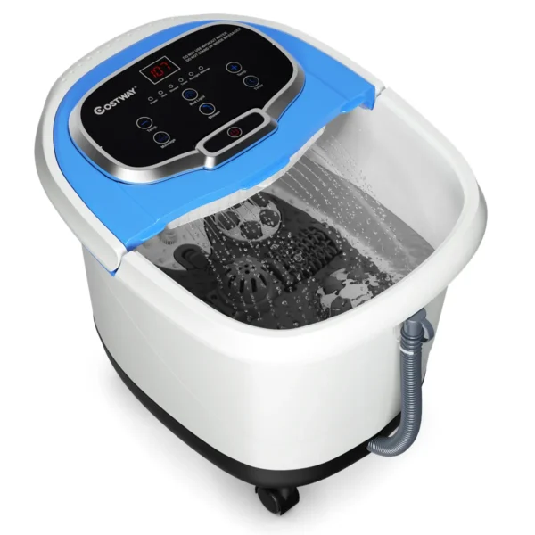 Voeten Bad Gemotoriseerde Massager Draagbare Multifunctionele Elektrische Voeten Bad Met Gemotoriseerde Rol Blauw