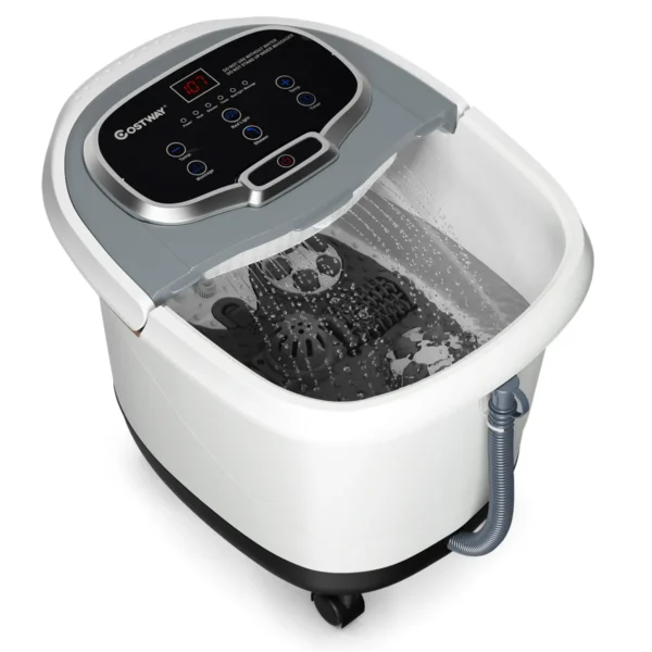 Voeten Bad Gemotoriseerde Massager Draagbare Multifunctionele Elektrische Voeten Bad Met Gemotoriseerde Rol Grijs