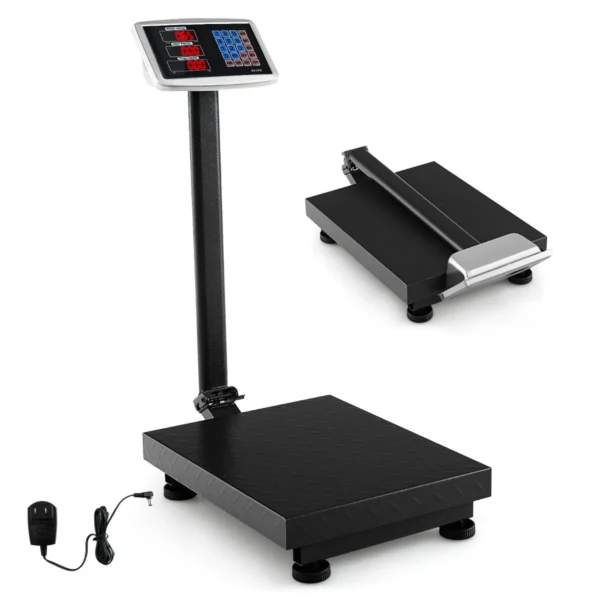 Digitale Platformweegschaal 0,05 Kg Precisie Platformweegschaal Met Prijscalculator LB/KG Eenheidsconversie 300 Kg Capaciteit