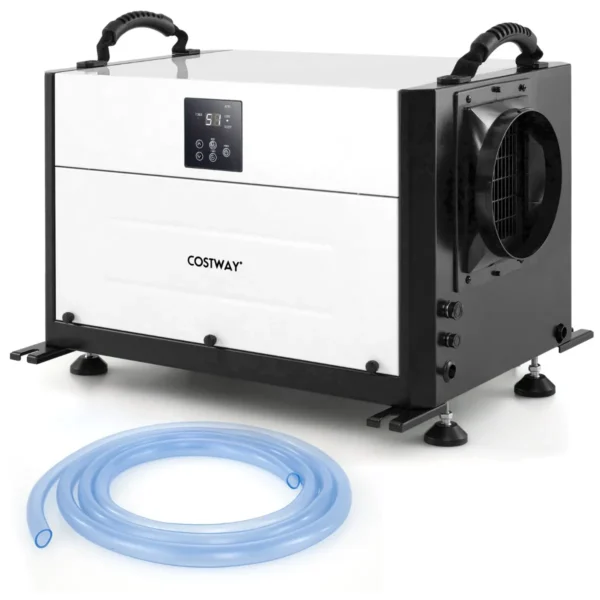 Professionele Luchtontvochtiger Met Een Capaciteit Van 73,5 L/Dag Industriële Luchtontvochtiger Met 3 Standen 24-Uurs Timer-Wit